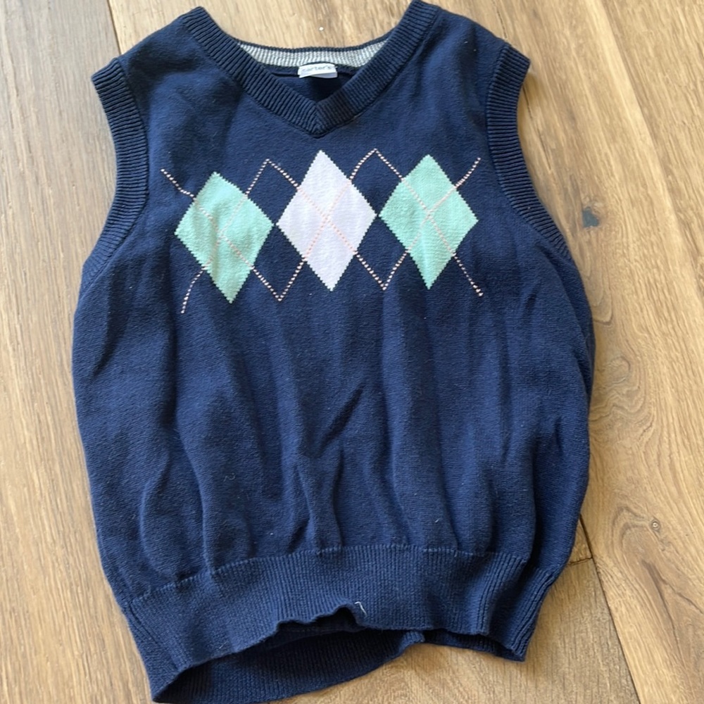 Carter’s argyle tank - boys size 5t